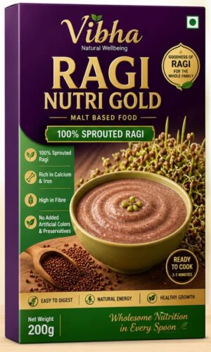 VIBHA RAGI NUTRI GOLD - 100% SPROUTED RAGI